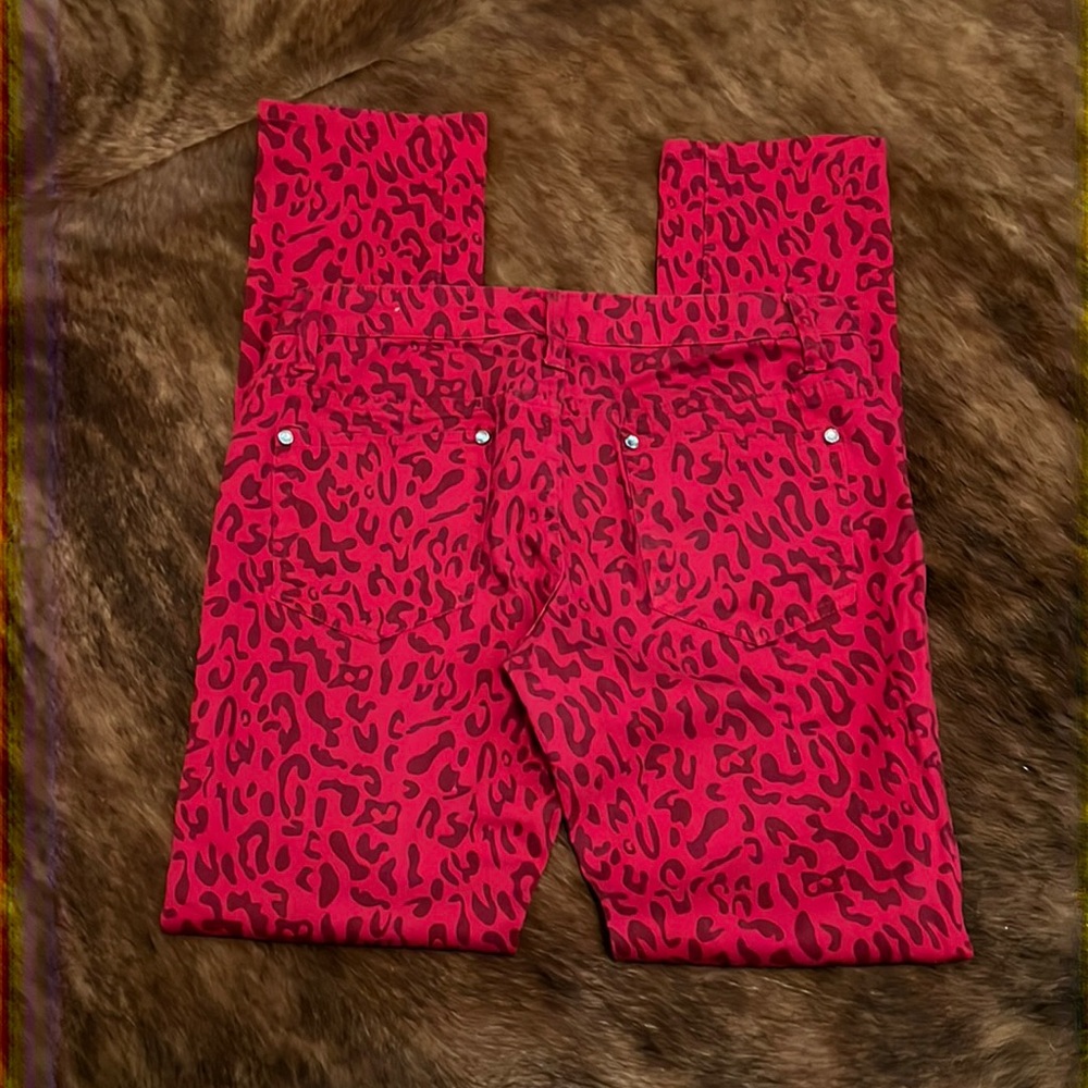 Red Leopard Jeans 7